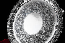 Load image into Gallery viewer, A Magnificent Large (47cm) Georgian Solid Silver Irish Salver / Tray with Beautiful High Lion Feet - Robert W Smith 1831
