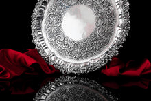Load image into Gallery viewer, A Magnificent Large (47cm) Georgian Solid Silver Irish Salver / Tray with Beautiful High Lion Feet - Robert W Smith 1831
