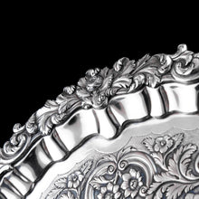 Load image into Gallery viewer, A Magnificent Large (47cm) Georgian Solid Silver Irish Salver / Tray with Beautiful High Lion Feet - Robert W Smith 1831
