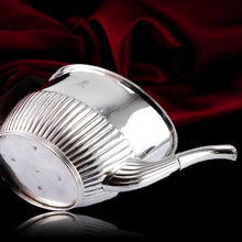 Load image into Gallery viewer, Antique Georgian Solid Silver Teapot with Coronet-like Finial - Daniel Pontifex London 1798
