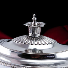 Load image into Gallery viewer, Antique Georgian Solid Silver Teapot with Coronet-like Finial - Daniel Pontifex London 1798
