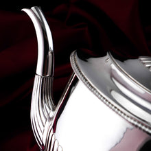 Load image into Gallery viewer, Antique Georgian Solid Silver Teapot with Coronet-like Finial - Daniel Pontifex London 1798

