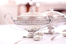 Load image into Gallery viewer, Antique Georgian Solid Silver Pair of Tureens in Neoclassical Style - Benjamin Laver 1782
