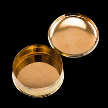 Load image into Gallery viewer, Antique Solid Silver Gilt Circular Tobacco Snuff Box - 18th Century
