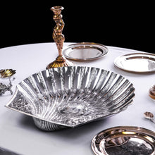 Load image into Gallery viewer, A Spectacular &amp; Huge Antique Victorian Solid Silver Shell Basin Dish / Bowl (40cm+) - Hunt &amp; Roskell, London 1846
