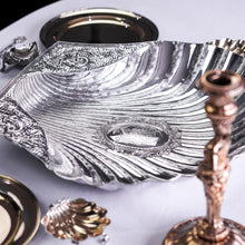 Load image into Gallery viewer, A Spectacular &amp; Huge Antique Victorian Solid Silver Shell Basin Dish / Bowl (40cm+) - Hunt &amp; Roskell, London 1846
