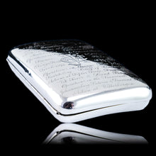 Load image into Gallery viewer, Antique Solid Silver Cigar Case with Indian Army Military Interest Records Hand Engraved - c.1890
