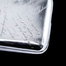 Load image into Gallery viewer, Antique Solid Silver Cigar Case with Indian Army Military Interest Records Hand Engraved - c.1890
