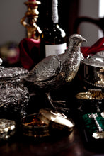 Load image into Gallery viewer, Antique Solid Silver Large Partridge/Grouse Bird Model Box - Edwardian 1910 Boaz Moses Landeck
