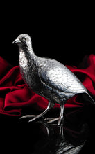 Load image into Gallery viewer, Antique Solid Silver Large Partridge/Grouse Bird Model Box - Edwardian 1910 Boaz Moses Landeck
