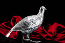 Load image into Gallery viewer, Antique Solid Silver Large Partridge/Grouse Bird Model Box - Edwardian 1910 Boaz Moses Landeck
