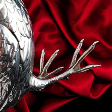 Load image into Gallery viewer, Antique Solid Silver Large Partridge/Grouse Bird Model Box - Edwardian 1910 Boaz Moses Landeck
