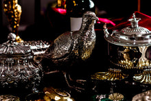 Load image into Gallery viewer, Antique Solid Silver Large Partridge/Grouse Bird Model Box - Edwardian 1910 Boaz Moses Landeck
