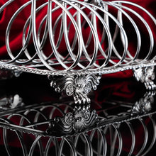 Load image into Gallery viewer, Antique Georgian Solid Sterling Silver Toast Rack Regency Style - London 1827
