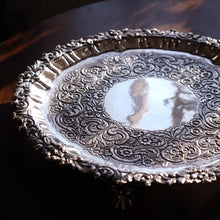 Load image into Gallery viewer, A Magnificent Large (47cm) Georgian Solid Silver Irish Salver / Tray with Beautiful High Lion Feet - Robert W Smith 1831
