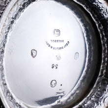Load image into Gallery viewer, Antique Victorian Solid Silver Teapot with Rare Dotted Pattern - Barnards 1863
