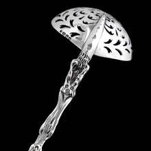 Load image into Gallery viewer, Rare Antique Victorian Solid Silver Sugar Sifter/Caster Spoon with Figural Terminal - 1854
