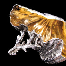 Load image into Gallery viewer, Magnificent Antique Victorian Solid Silver Salt/Butter Dish, Cast Shell Giant Clam Design - Stephen Smith 1876
