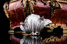 Load image into Gallery viewer, Magnificent Antique Victorian Solid Silver Salt/Butter Dish, Cast Shell Giant Clam Design - Stephen Smith 1876
