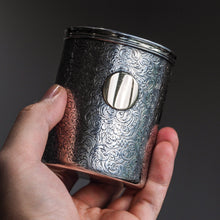 Load image into Gallery viewer, Antique Victorian Solid Silver Beaker Cup Fully Hand Engraved - 1839 - Artisan Antiques
