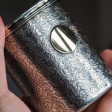 Load image into Gallery viewer, Antique Victorian Solid Silver Beaker Cup Fully Hand Engraved - 1839 - Artisan Antiques
