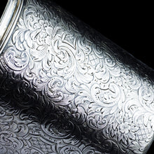 Load image into Gallery viewer, Antique Victorian Solid Silver Beaker Cup Fully Hand Engraved - 1839 - Artisan Antiques
