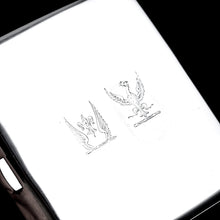 Load image into Gallery viewer, Antique Victorian Solid Silver Cigarette Case Wonderful Curve &amp; Crested - London 1894
