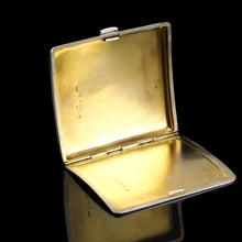 Load image into Gallery viewer, Antique Victorian Solid Silver Cigarette Case Wonderful Curve &amp; Crested - London 1894
