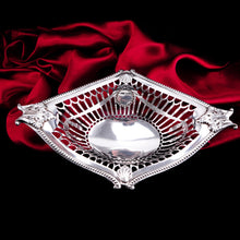 Load image into Gallery viewer, Antique Victorian Solid Silver Bowl/Basket in Neoclassical Style - William Hutton &amp; Sons 1899
