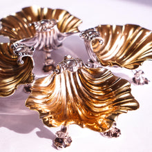 Load image into Gallery viewer, Antique Victorian Sterling Silver Scallop Shell Salts/Butter Dishes Set of 6 - Barnards 1855
