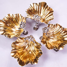 Load image into Gallery viewer, Antique Victorian Sterling Silver Scallop Shell Salts/Butter Dishes Set of 6 - Barnards 1855

