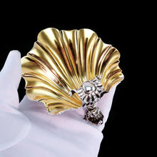 Load image into Gallery viewer, Antique Victorian Sterling Silver Scallop Shell Salts/Butter Dishes Set of 6 - Barnards 1855
