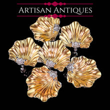 Load image into Gallery viewer, Antique Victorian Sterling Silver Scallop Shell Salts/Butter Dishes Set of 6 - Barnards 1855
