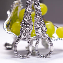 Load image into Gallery viewer, Magnificent Antique Georgian Solid Silver Grape Scissors/Shears with Figural Bacchanalia Masks - London c.1830

