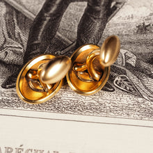 Load image into Gallery viewer, Antique Victorian Diamond &amp; 14ct Gold Star Cufflinks - c.1880
