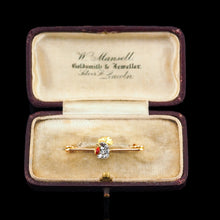 Load image into Gallery viewer, Antique Victorian Diamond and Ruby 15ct Gold Cockerel/Rooster/Chicken Brooch Pin - c.1890
