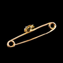 Load image into Gallery viewer, Antique Victorian Diamond and Ruby 15ct Gold Cockerel/Rooster/Chicken Brooch Pin - c.1890
