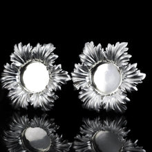 Load image into Gallery viewer, Antique Victorian Solid Silver Salts/Small Dishes with Fabulous Foliate Chasing - Barnards 1840.

