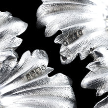Load image into Gallery viewer, Antique Victorian Solid Silver Salts/Small Dishes with Fabulous Foliate Chasing - Barnards 1840.
