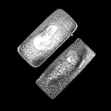 Load image into Gallery viewer, A Magnificent Victorian Solid Sterling Silver Cigar Cheroot Case - Nathaniel Mills 1841
