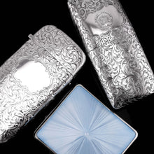 Load image into Gallery viewer, A Magnificent Victorian Solid Sterling Silver Cigar Cheroot Case - Nathaniel Mills 1841
