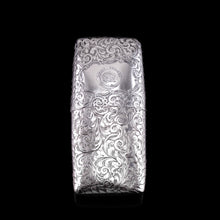 Load image into Gallery viewer, A Magnificent Victorian Solid Sterling Silver Cigar Cheroot Case - Nathaniel Mills 1841
