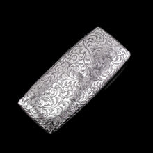 Load image into Gallery viewer, A Magnificent Victorian Solid Sterling Silver Cigar Cheroot Case - Nathaniel Mills 1841
