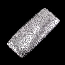 Load image into Gallery viewer, A Magnificent Victorian Solid Sterling Silver Cigar Cheroot Case - Nathaniel Mills 1841

