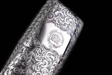 Load image into Gallery viewer, A Magnificent Victorian Solid Sterling Silver Cigar Cheroot Case - Nathaniel Mills 1841
