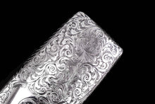 Load image into Gallery viewer, A Magnificent Victorian Solid Sterling Silver Cigar Cheroot Case - Nathaniel Mills 1841
