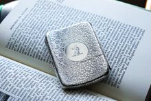 Load image into Gallery viewer, Antique Victorian Solid Silver Cigarette Case with Unusual Opening Mechanism - Birmingham 1886
