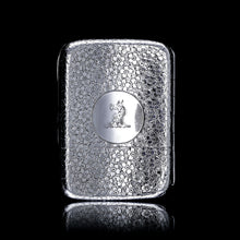 Load image into Gallery viewer, Antique Victorian Solid Silver Cigarette Case with Unusual Opening Mechanism - Birmingham 1886
