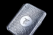 Load image into Gallery viewer, Antique Victorian Solid Silver Cigarette Case with Unusual Opening Mechanism - Birmingham 1886
