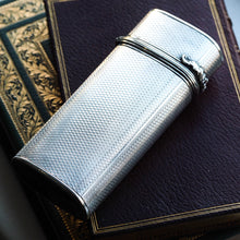 Load image into Gallery viewer, Antique Georgian Solid Silver Cigar/Cheroot Case Engine Turned - Edward Edwards 1836
